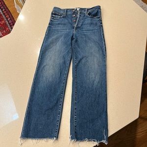 Mother jeans. The Rambler ankle Fray